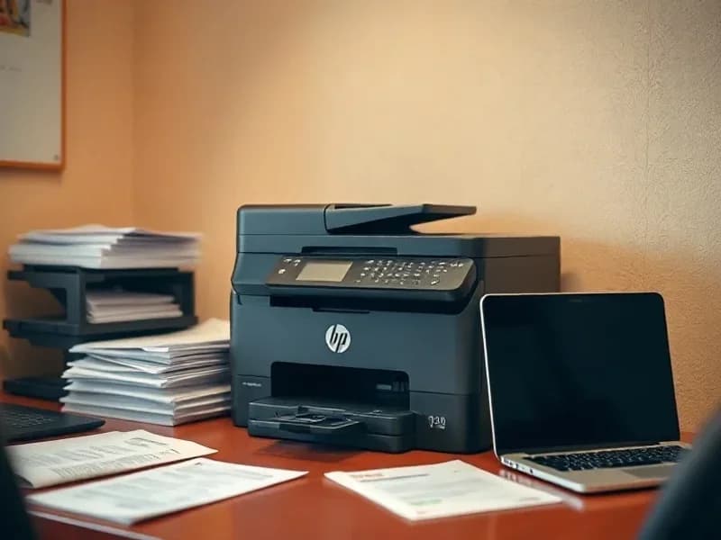 Impresora HP en oficina de empresa en Ciudad Obregón México