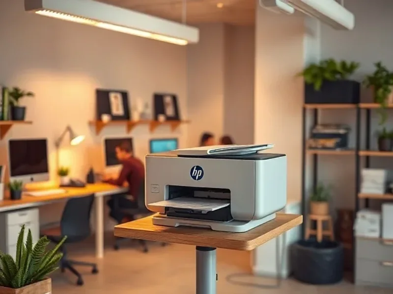 Impresora HP en oficina de empresa en Guadalajara México