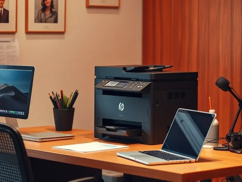 Impresora HP en oficina de empresa en Mexicali México