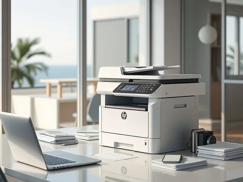 Impresora HP en oficina de empresa en Rosarito México