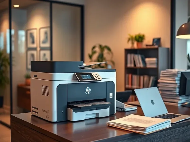 Impresora HP en oficina de empresa en Tijuana México